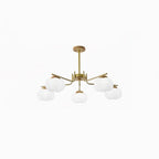 Plastic Cotton Balls Gasolier Chandelier