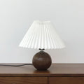 Wooden Pleated Desk lamp Table Lamp