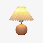 Wooden Pleated Desk lamp Table Lamp