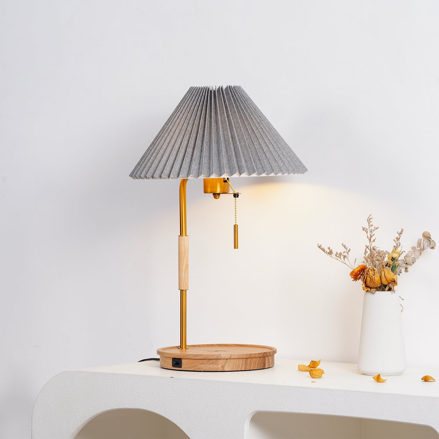 Wooden Retro Work lamp Table Lamp