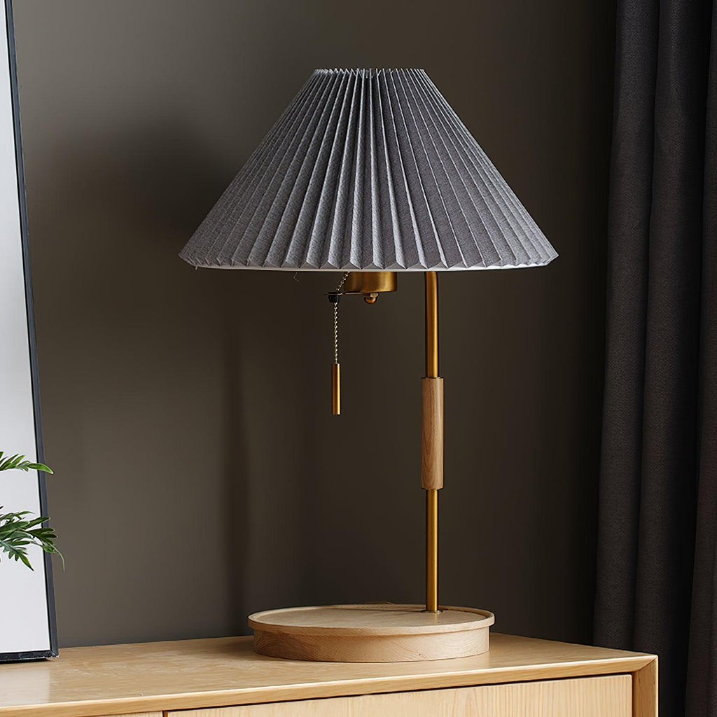 Wooden Retro Work lamp Table Lamp