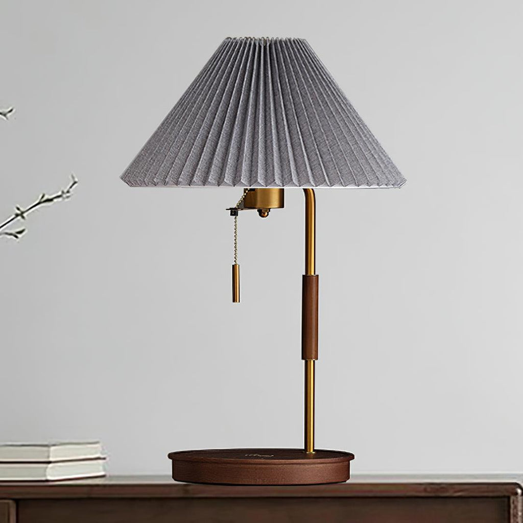 Wooden Retro Work lamp Table Lamp