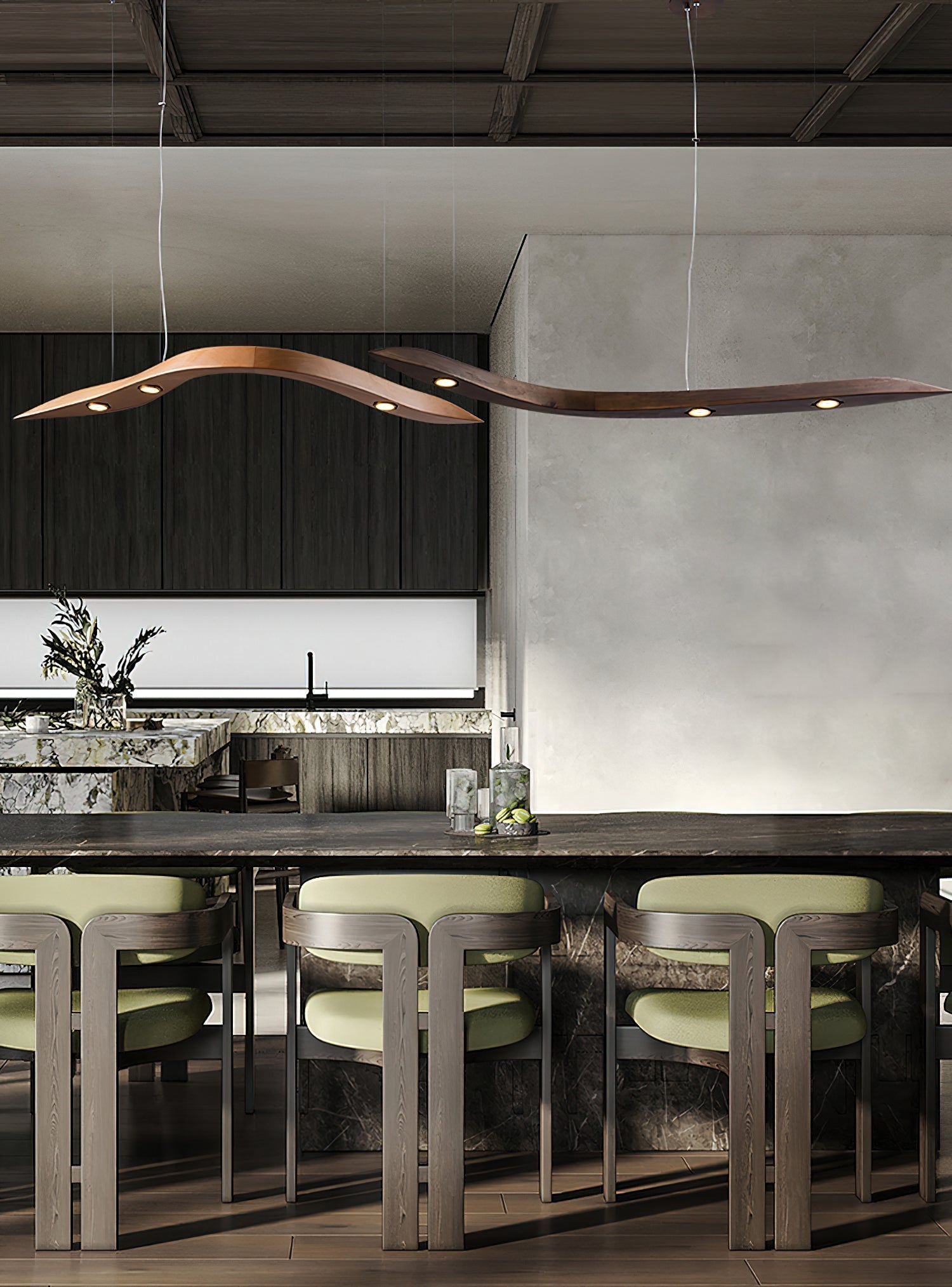 Waveform Drop light Pendant Lamp