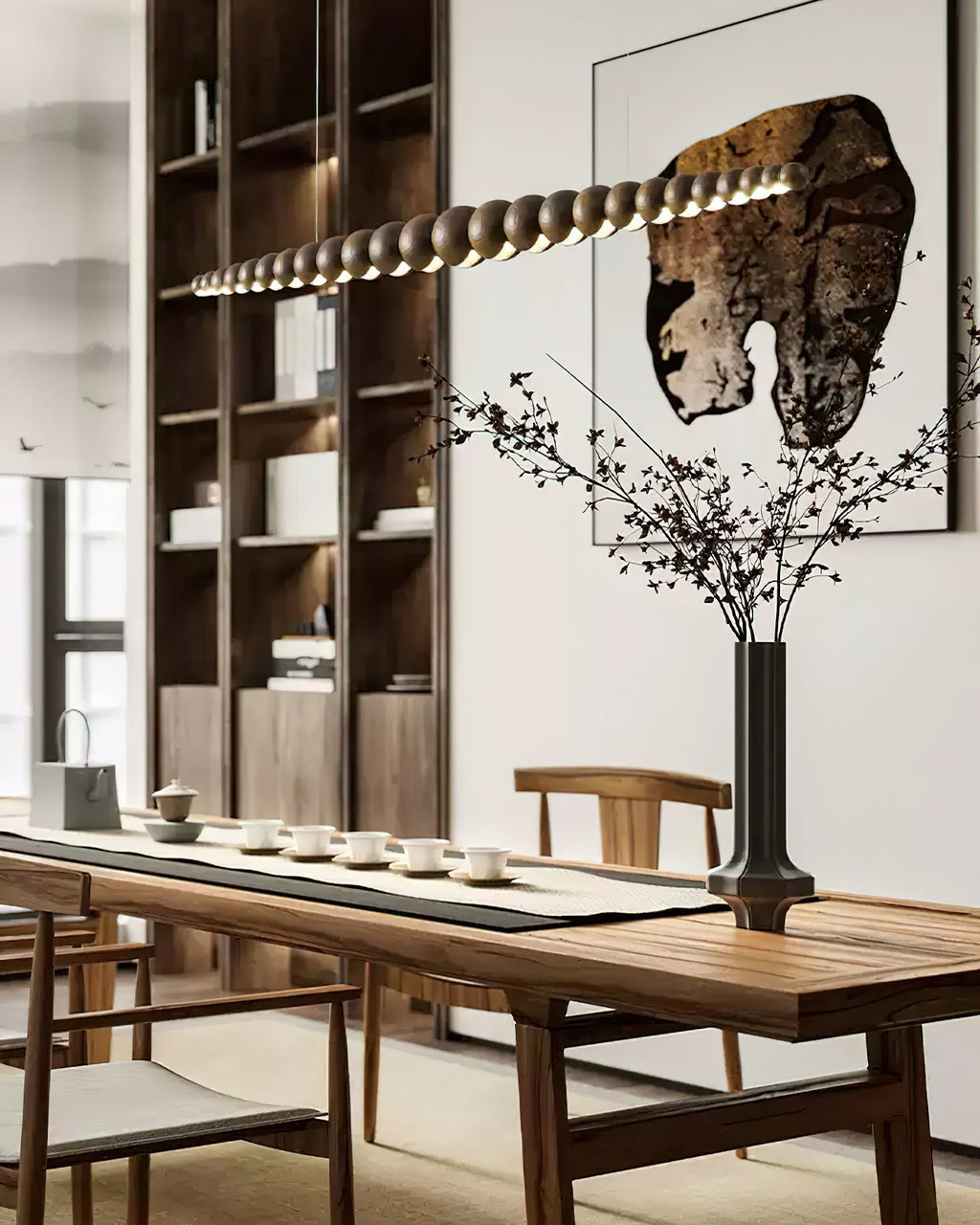 Woodline Orb Drop light Pendant Light