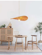 Woven Leaf Pendant Light
