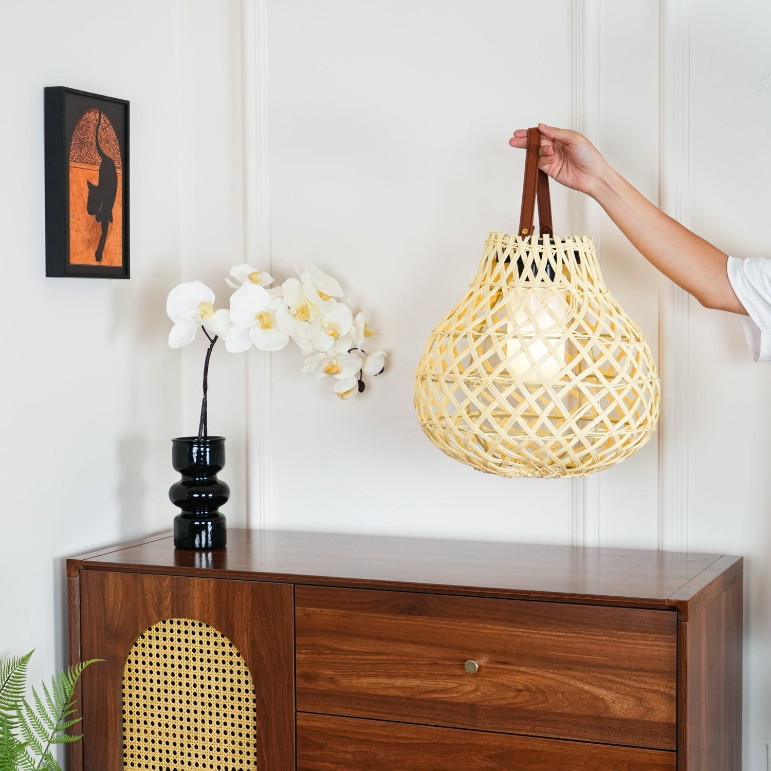 Woven Sphere Lantern Landscape light Outdoor Lamp