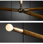 Wrapped Linear Chandelier