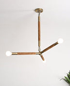 Wrapped Linear Chandelier