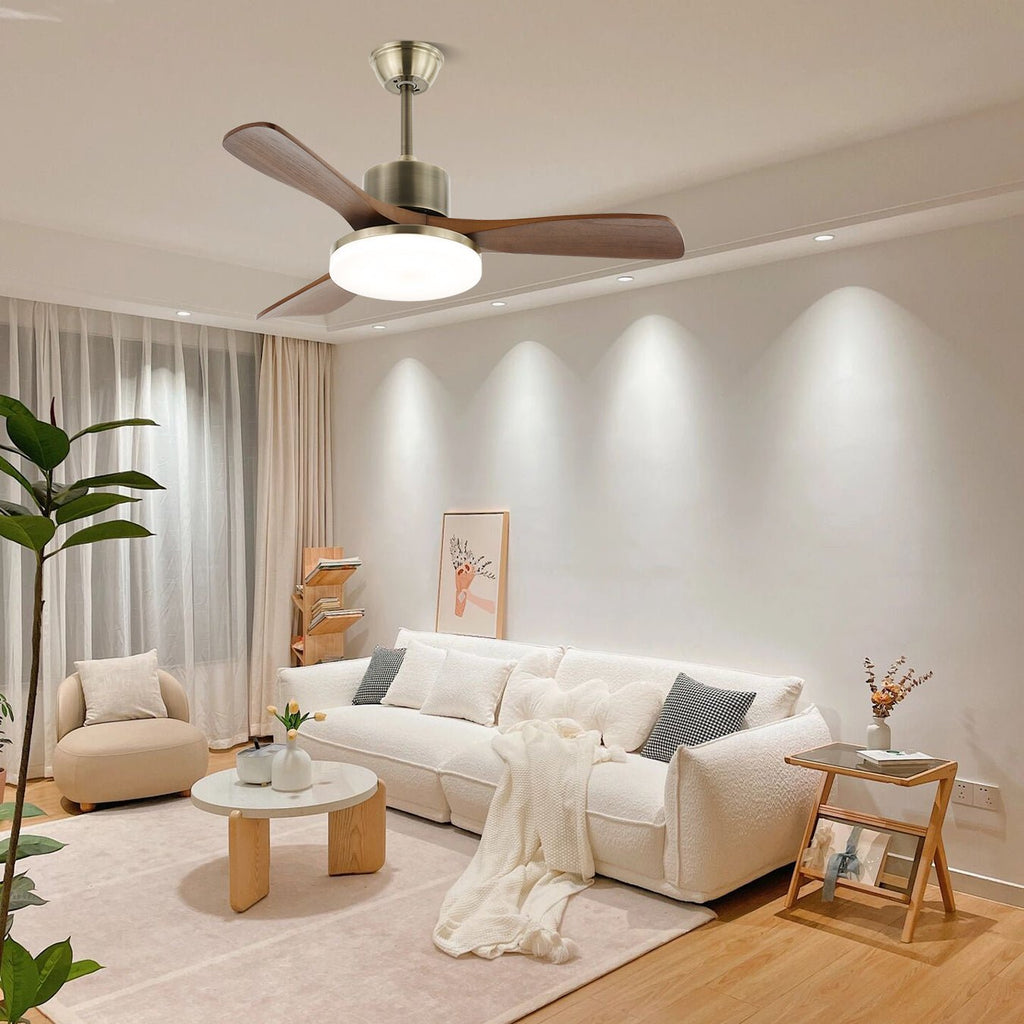 Zephyr Wooden 42"/52" Ceiling light Ceiling Fan Light