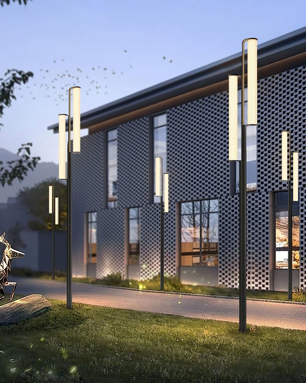 Lumo Arc Outdoor Post Lamp