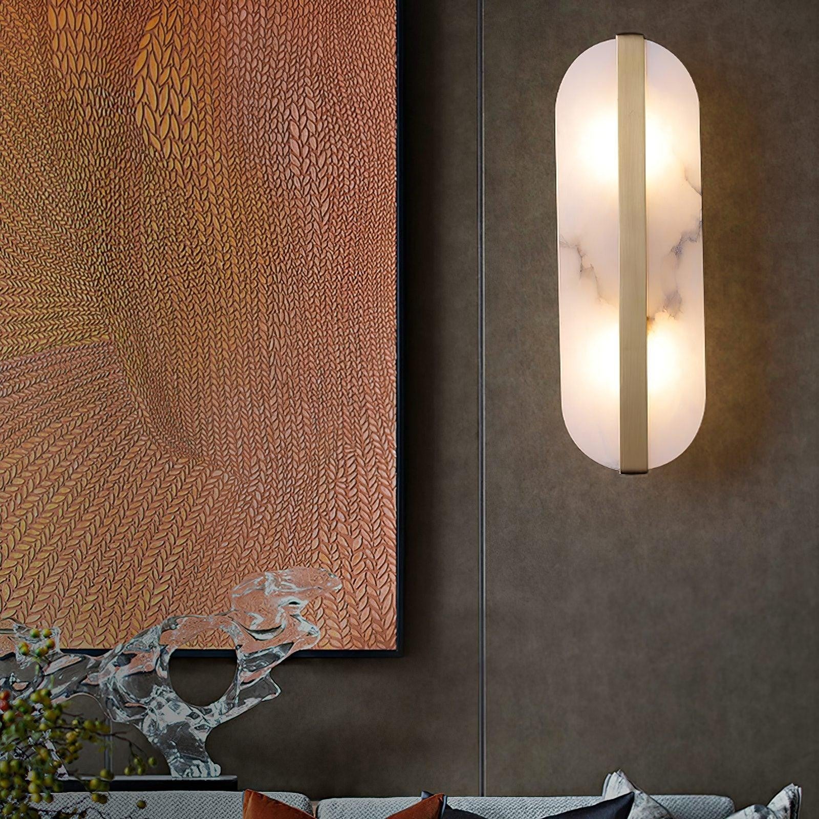 Alvara Alabaster Wall Sconce
