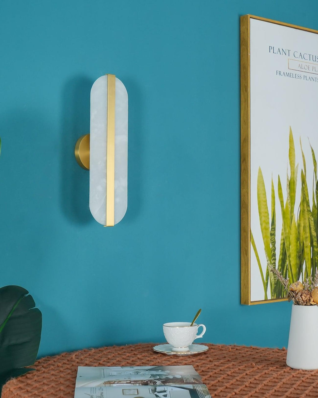 Alvara Alabaster Wall Sconce