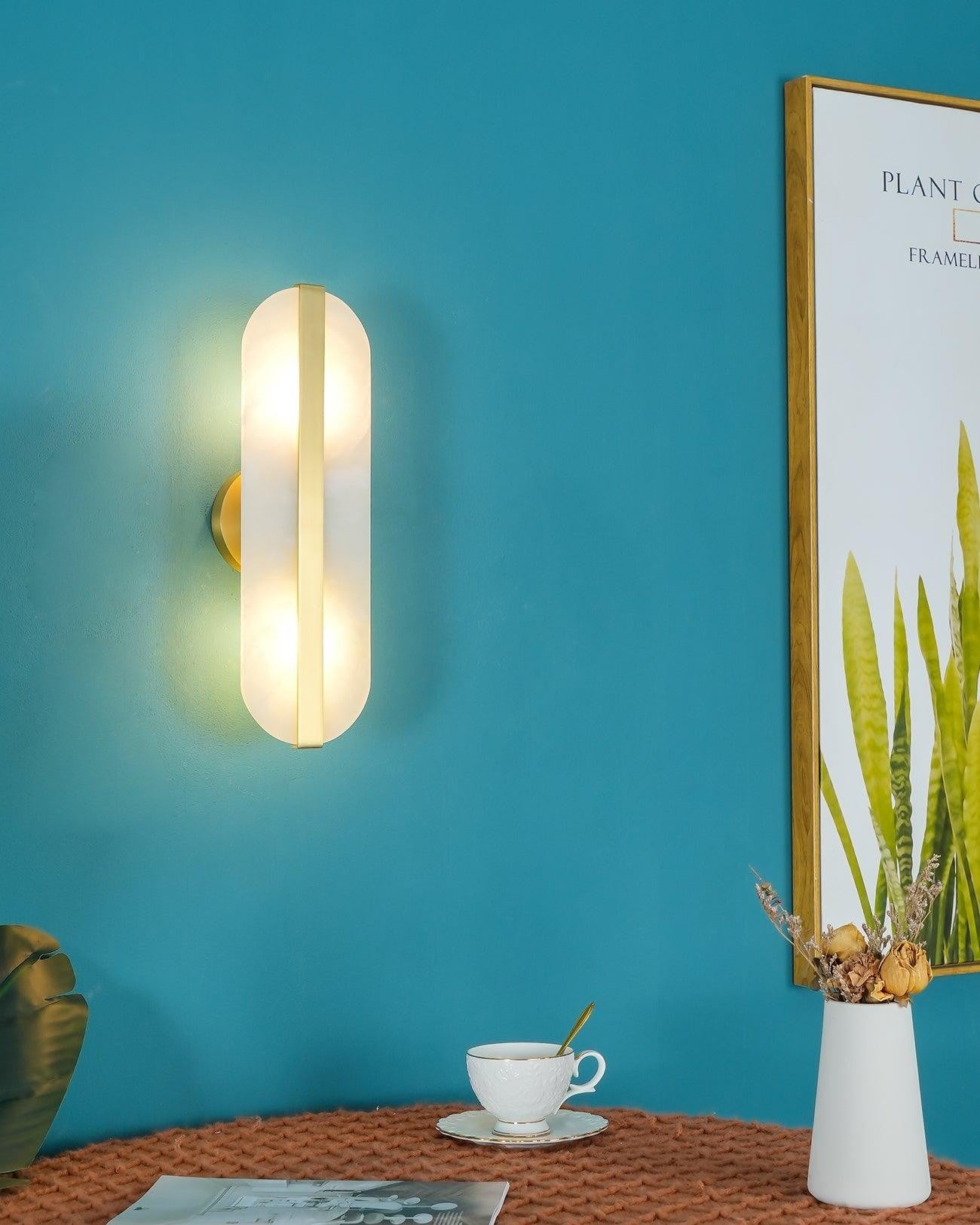 Alvara Alabaster Wall Sconce