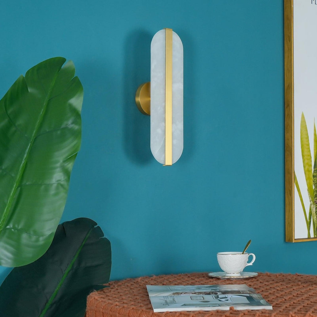 Alvara Alabaster Wall Sconce