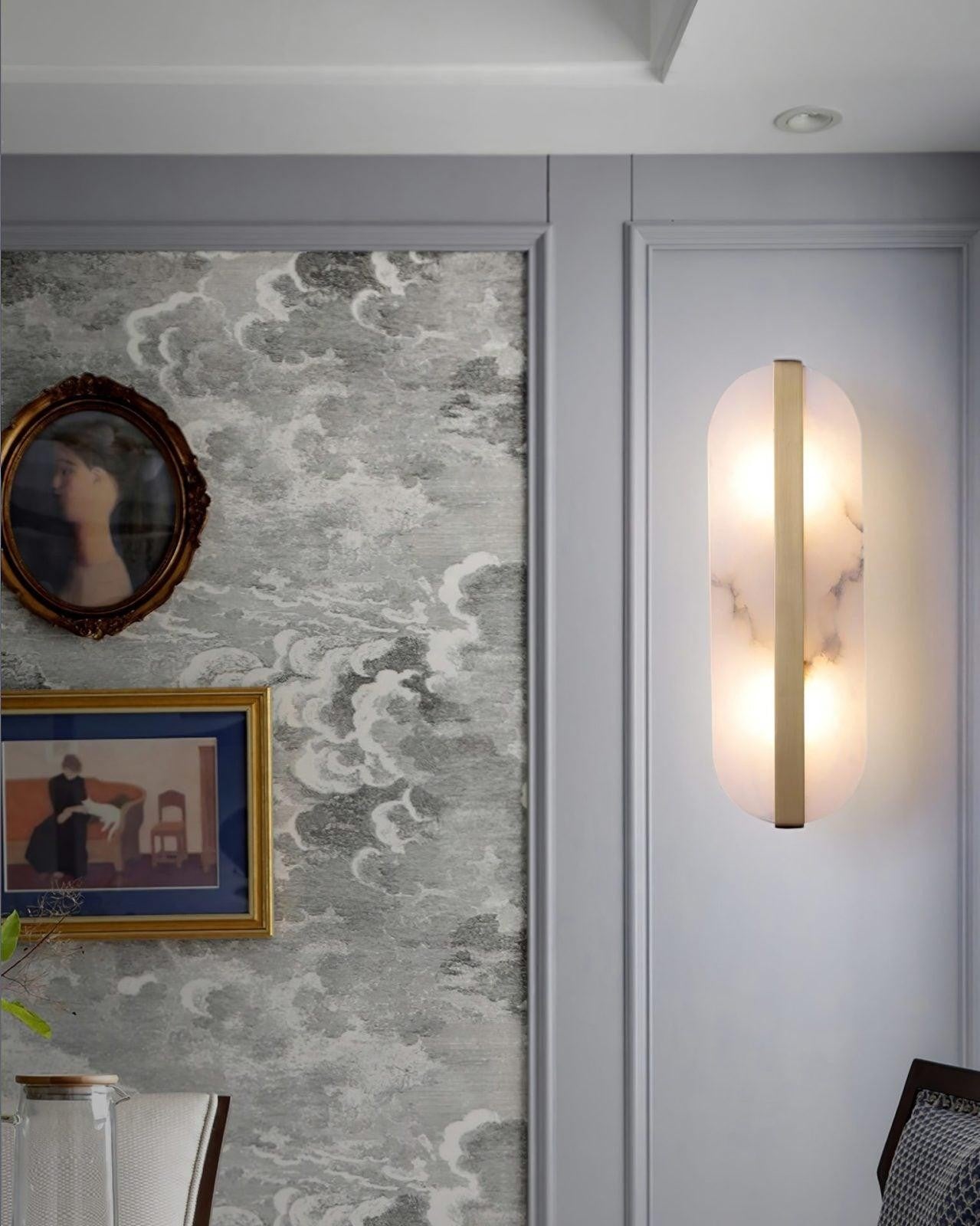 Alvara Alabaster Wall Sconce