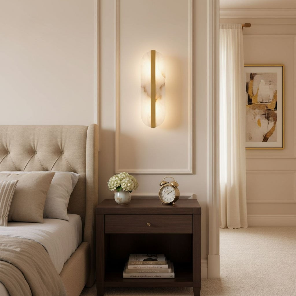 Alvara Alabaster Wall Sconce