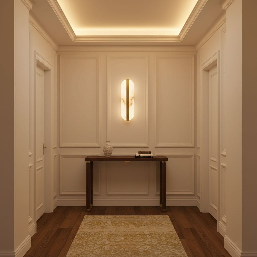 Alvara Alabaster Wall Sconce