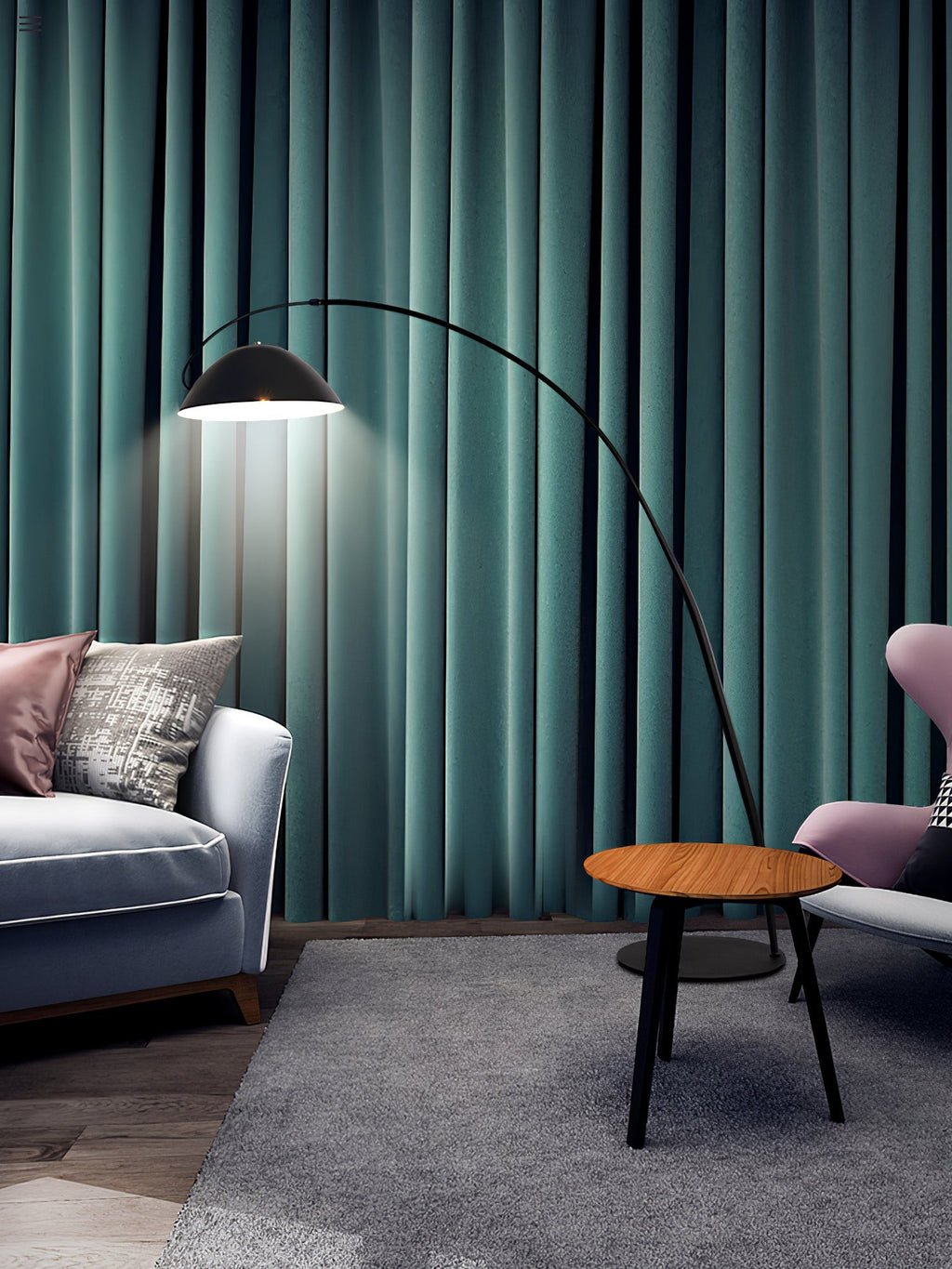 Arctura Nordic Arc Floor Lamp