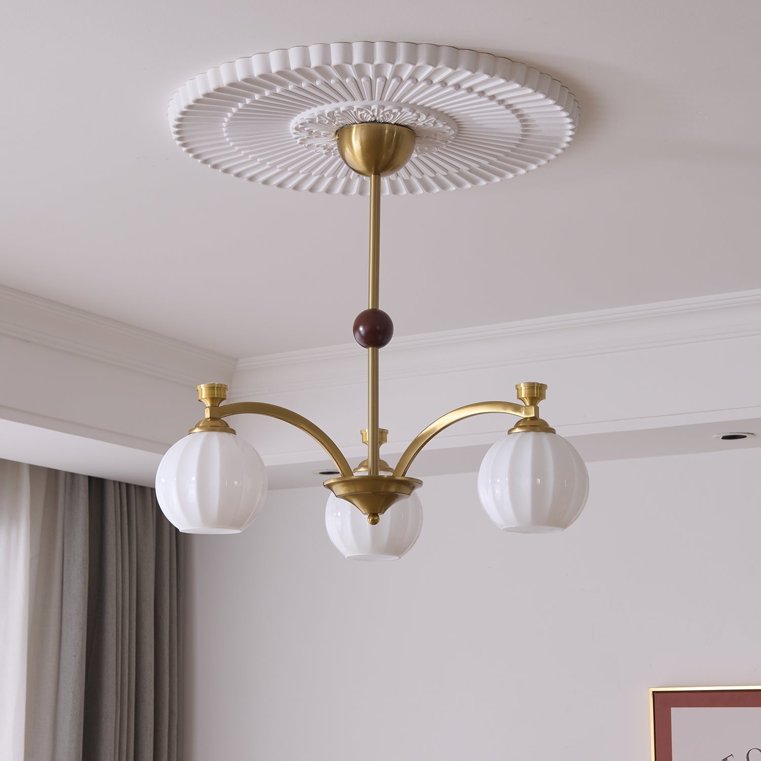 Aurelio Globe Arm Chandelier