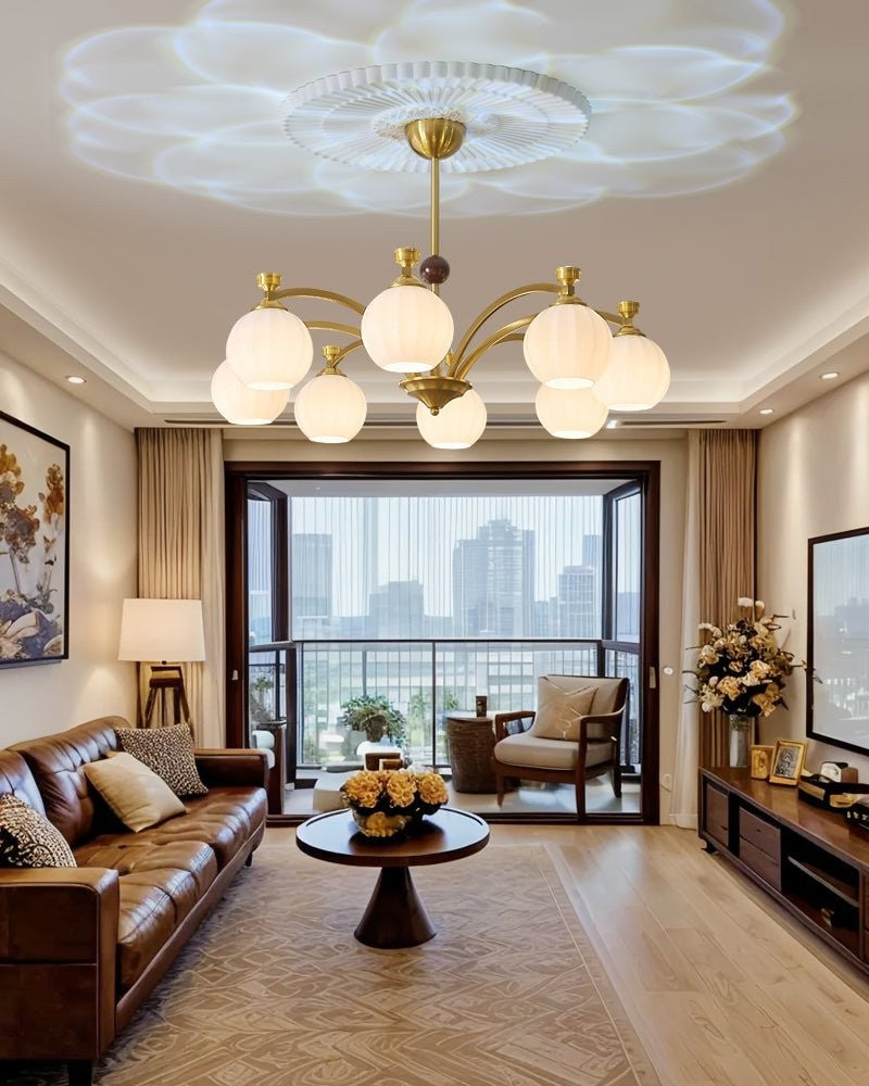 Aurelio Globe Arm Chandelier