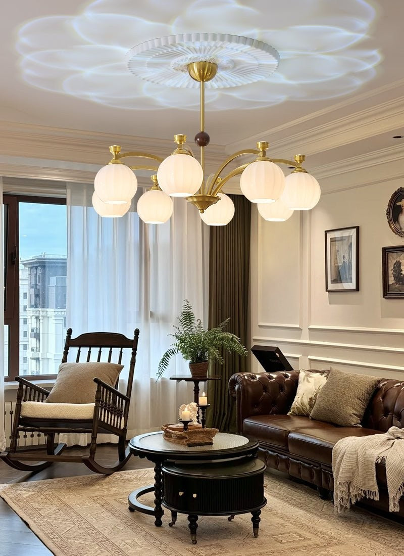 Aurelio Globe Arm Chandelier