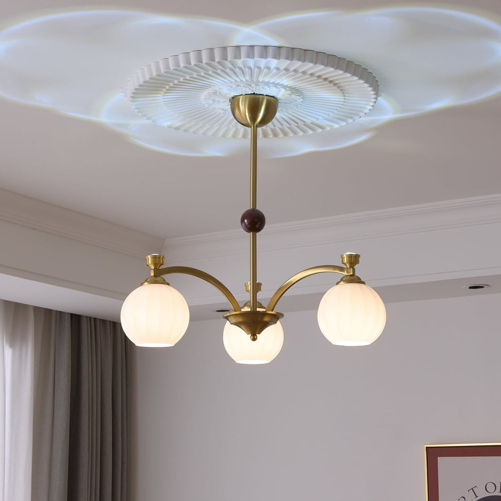 Aurelio Globe Arm Chandelier