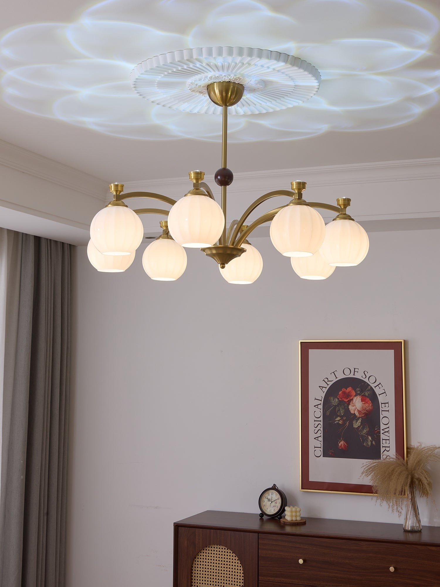 Aurelio Globe Arm Chandelier