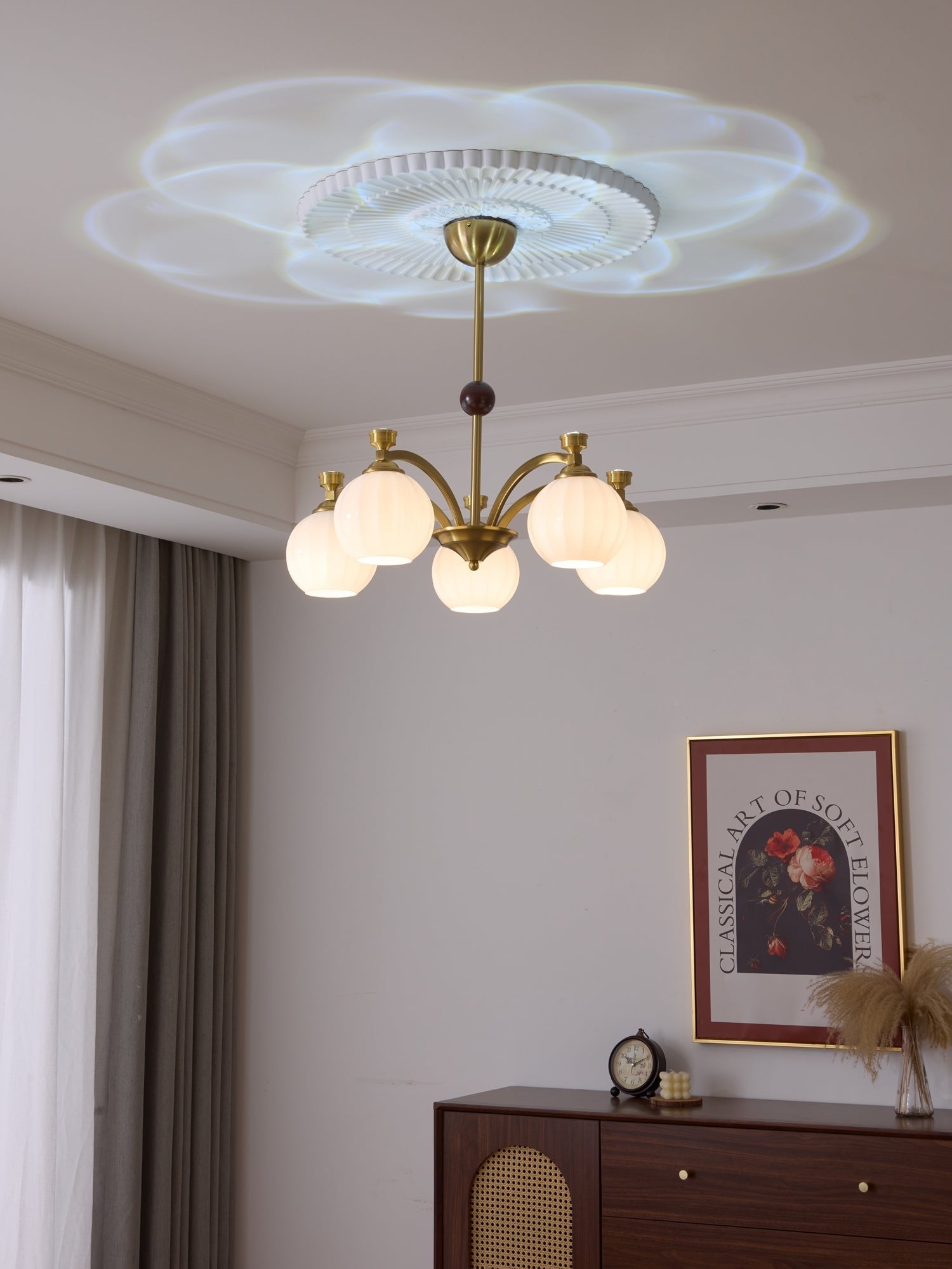 Aurelio Globe Arm Chandelier