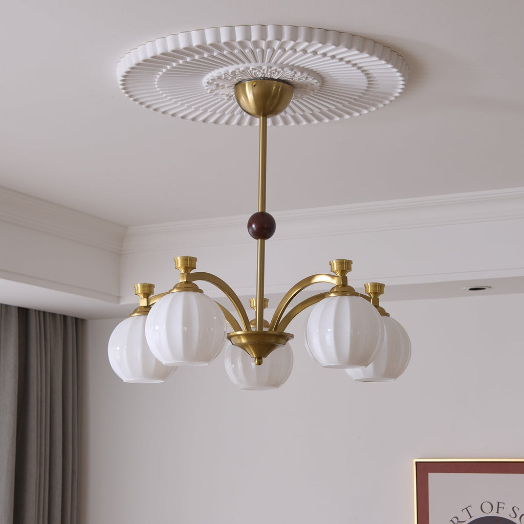 Aurelio Globe Arm Chandelier