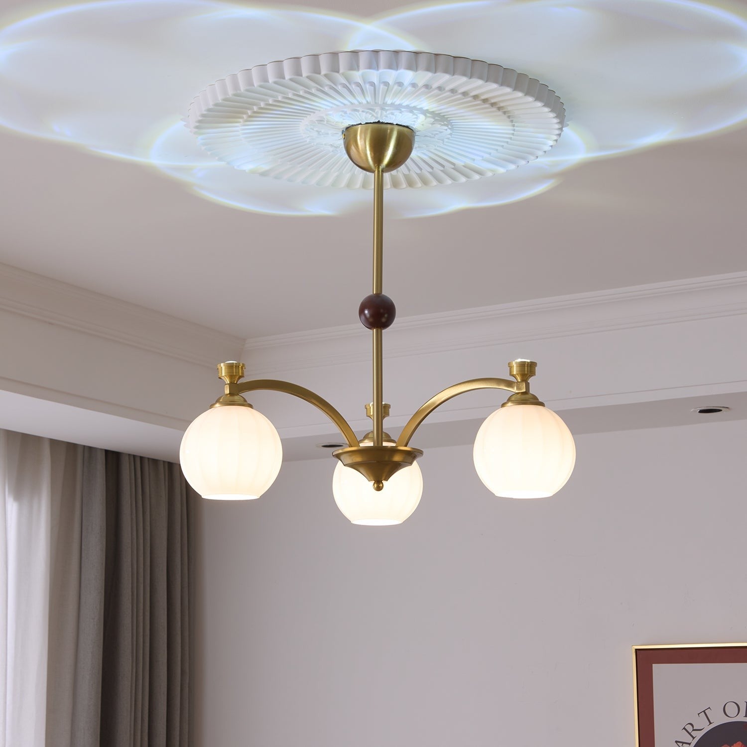 Aurelio Globe Arm Chandelier