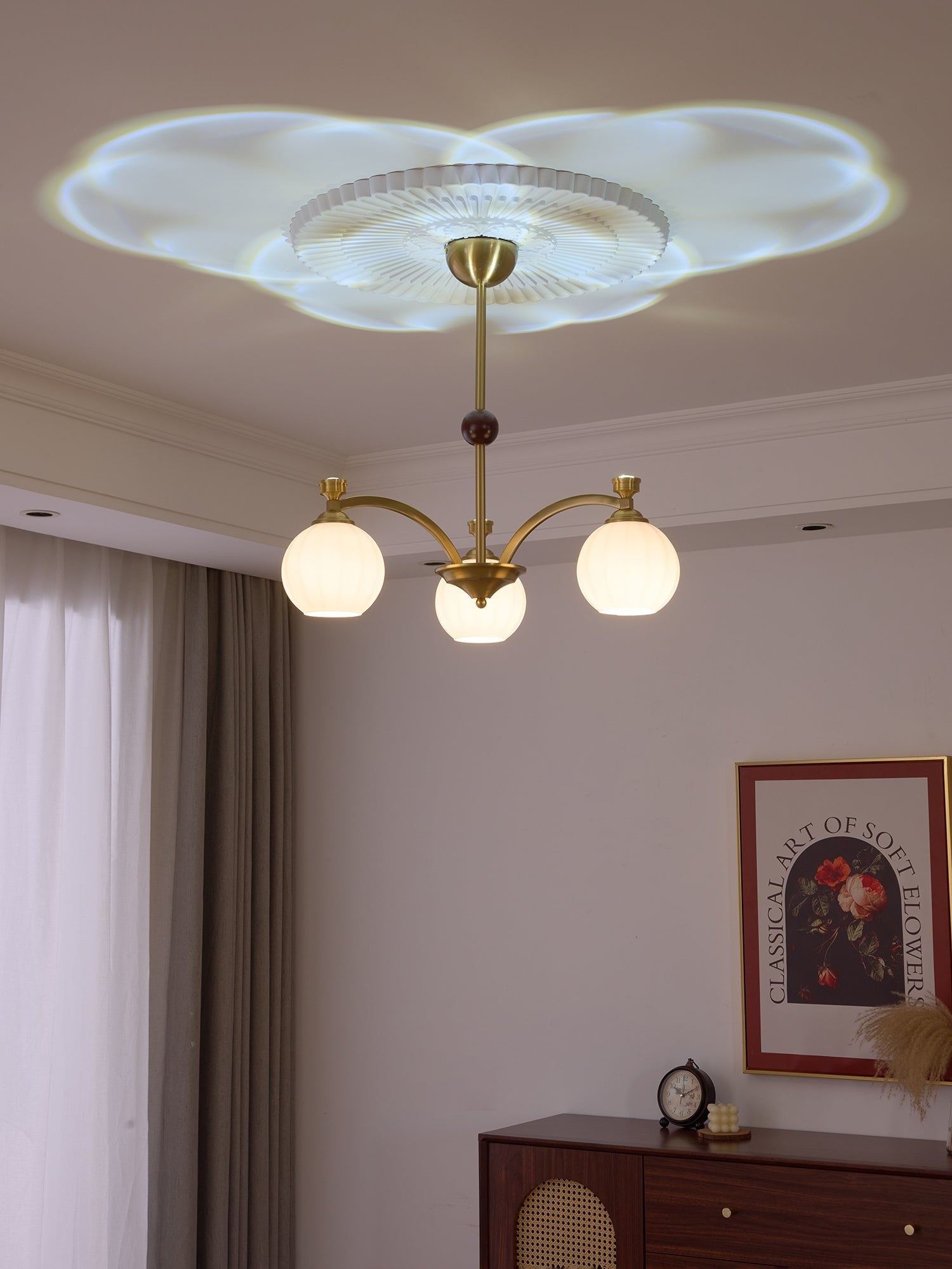 Aurelio Globe Arm Chandelier