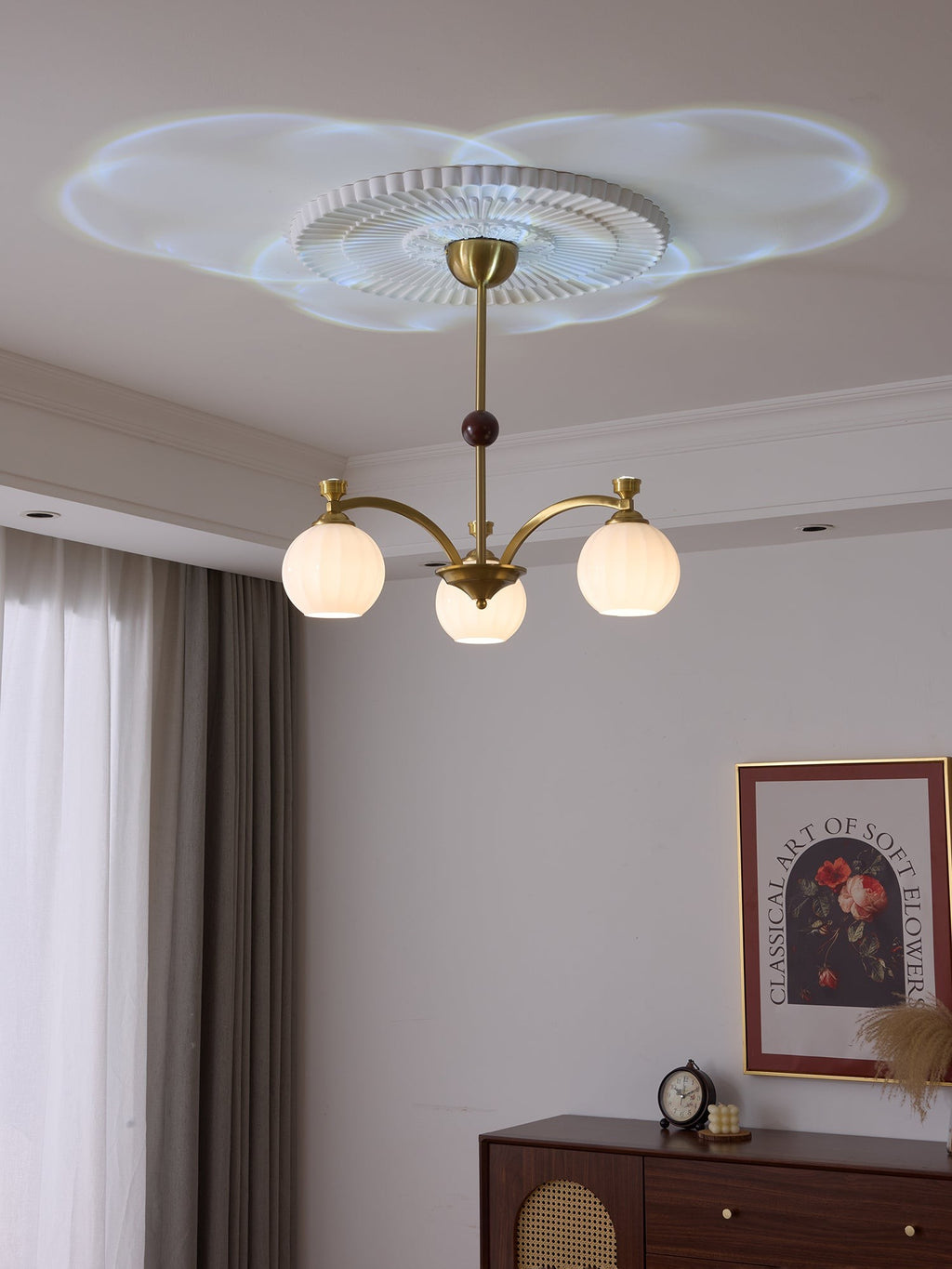 Aurelio Globe Arm Chandelier