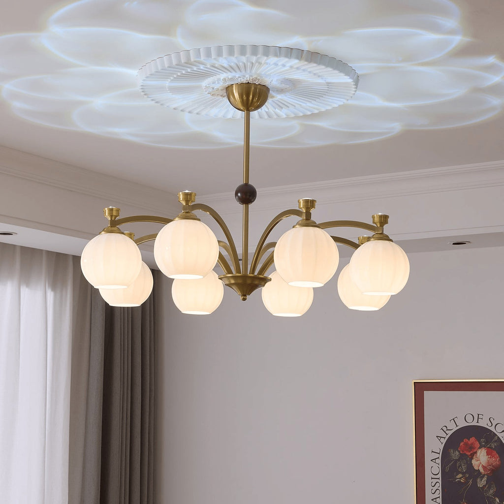 Aurelio Globe Arm Chandelier