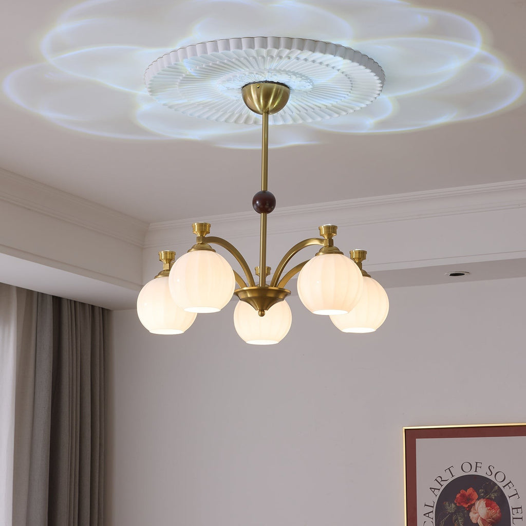 Aurelio Globe Arm Chandelier