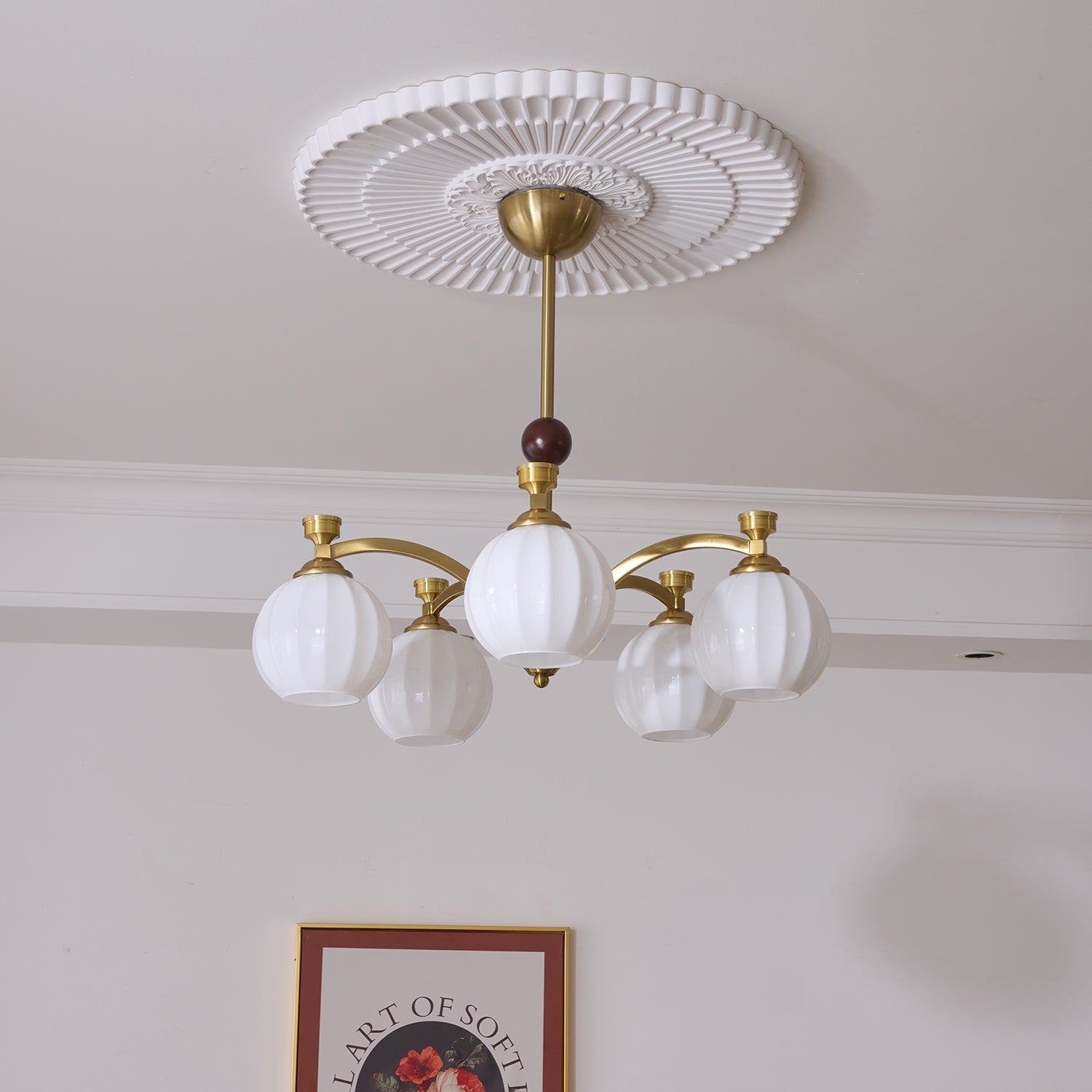 Aurelio Globe Arm Chandelier