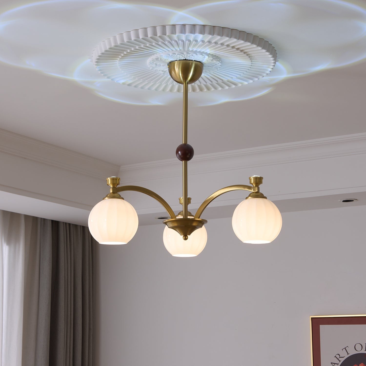 Aurelio Globe Arm Chandelier