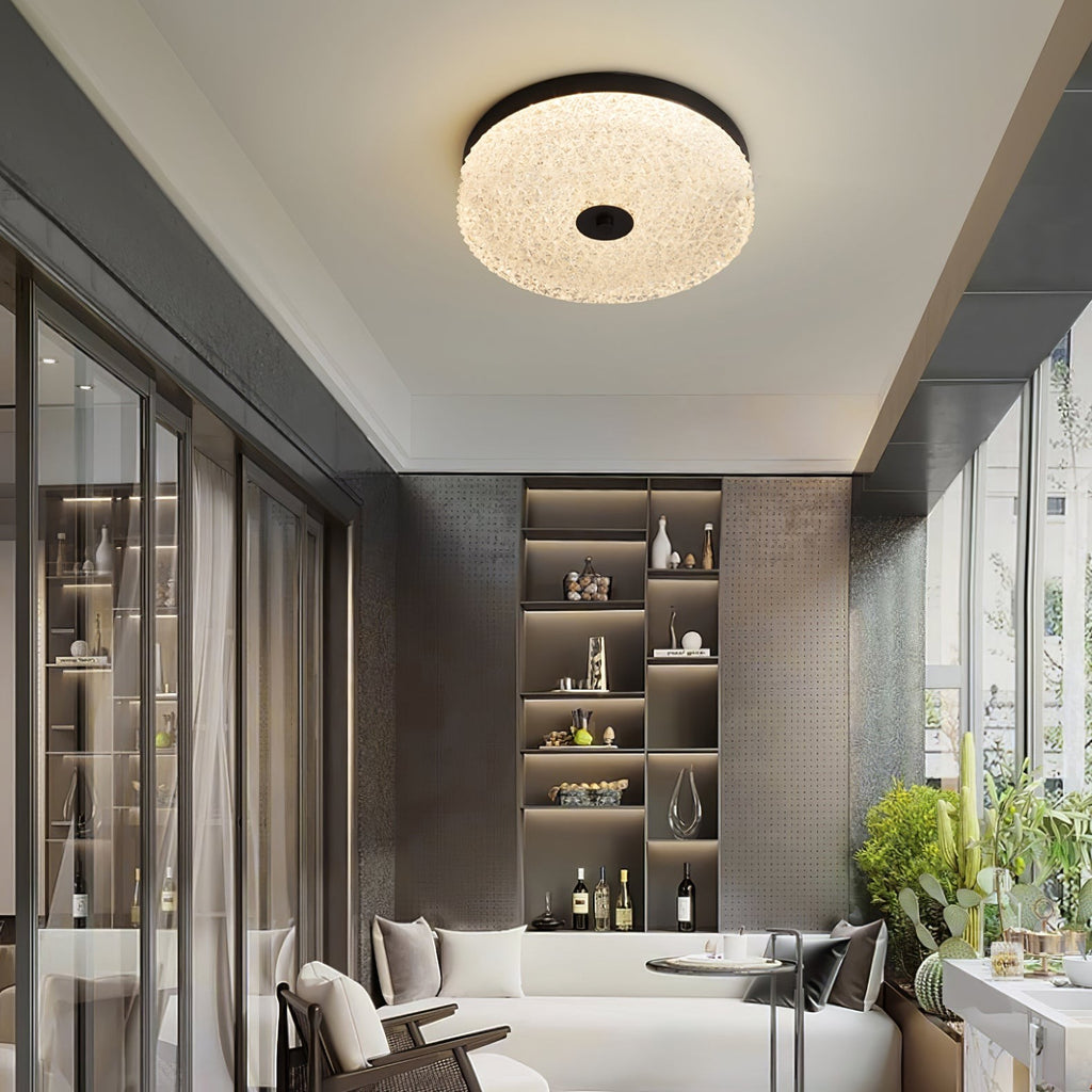 Aurielle Frost Glass Ceiling Light