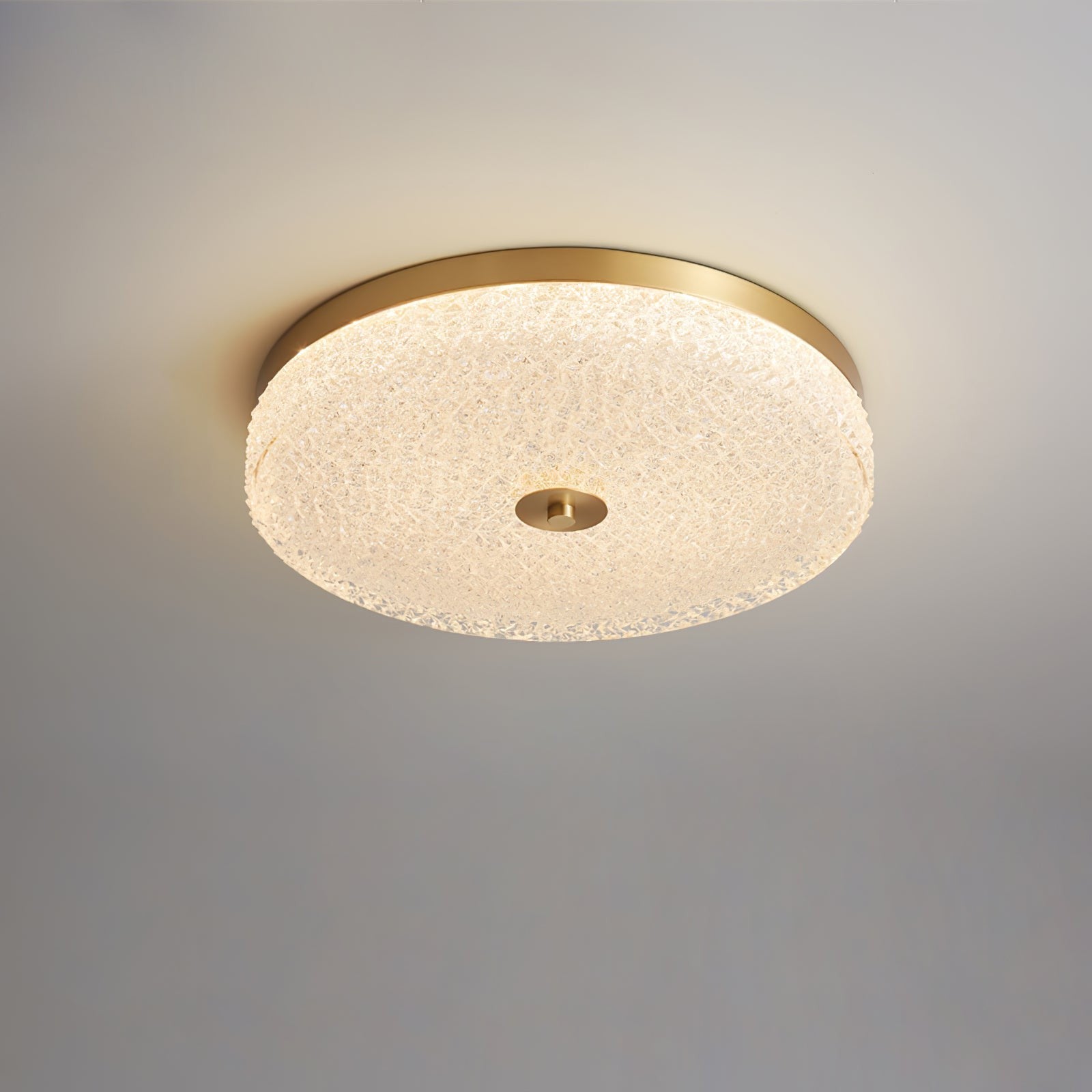 Aurielle Frost Glass Ceiling Light