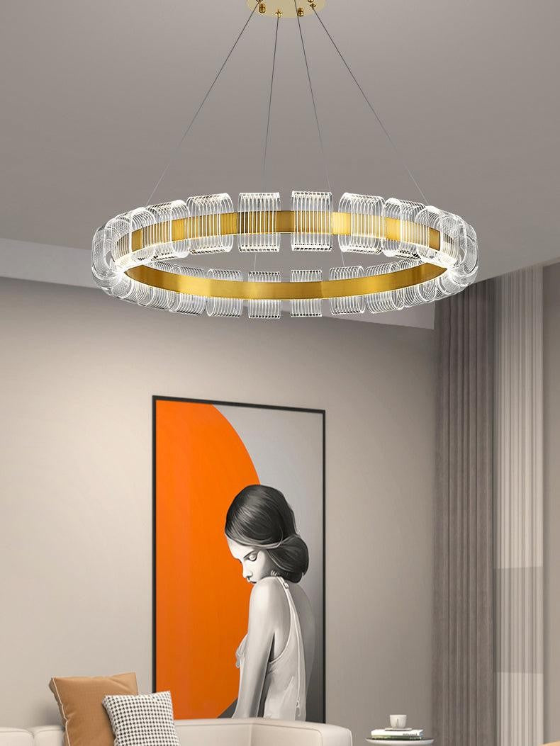 Aurielle Halo Ring Chandelier