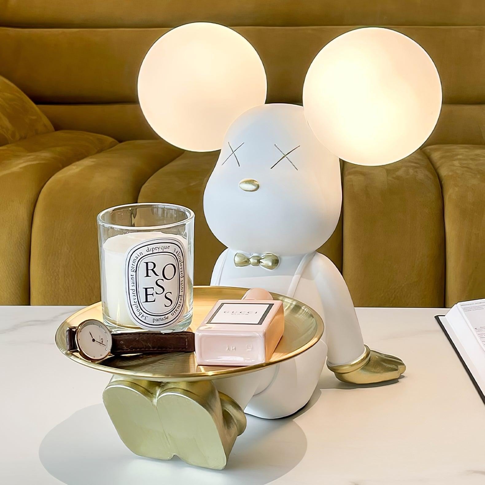 Borelli Bear Tray Table Lamp