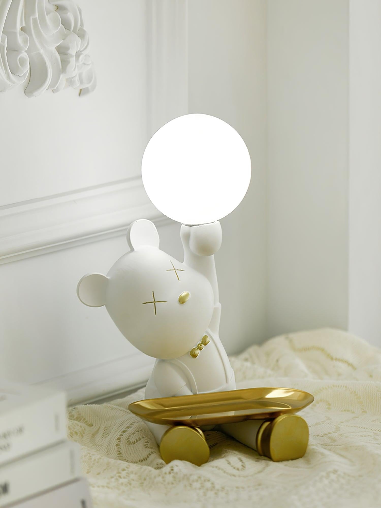 Borelli Bear Tray Table Lamp