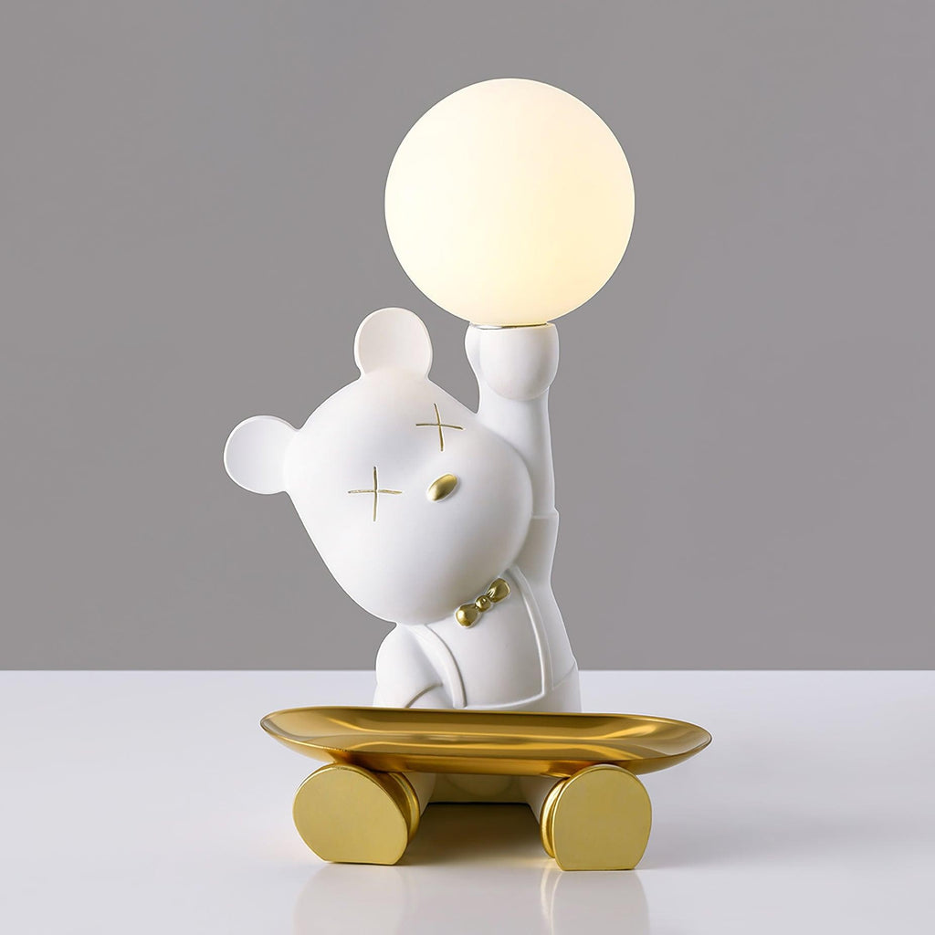 Borelli Bear Tray Table Lamp
