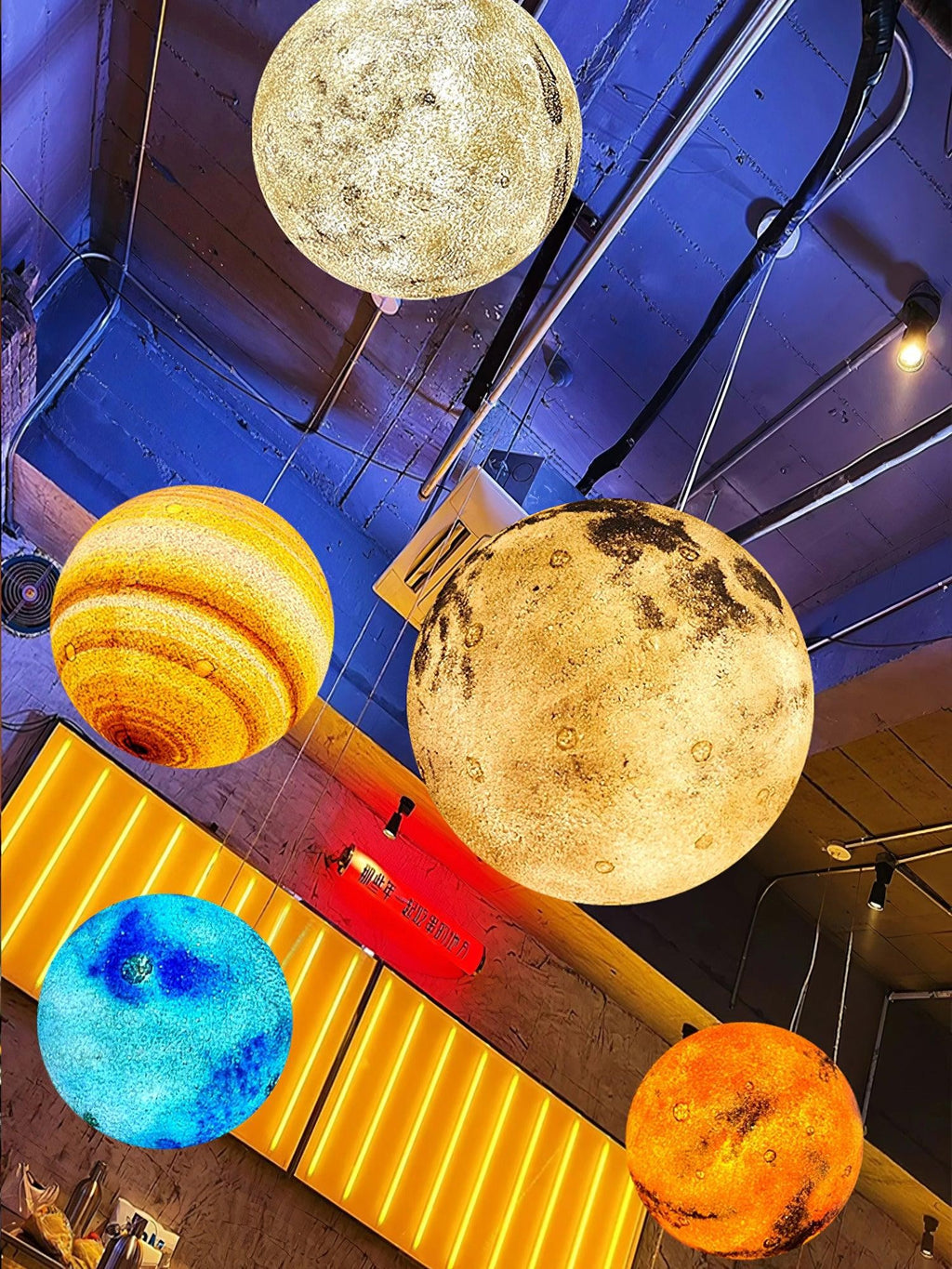 Celestara Planet Pendant Light