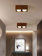 Cubora Minimal Wood Ceiling Light
