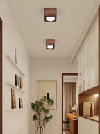 Cubora Minimal Wood Ceiling Light