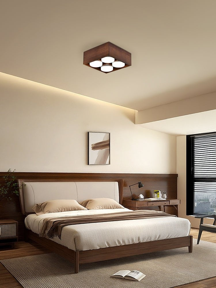 Cubora Minimal Wood Ceiling Light