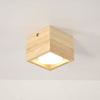 Cubora Minimal Wood Ceiling Light