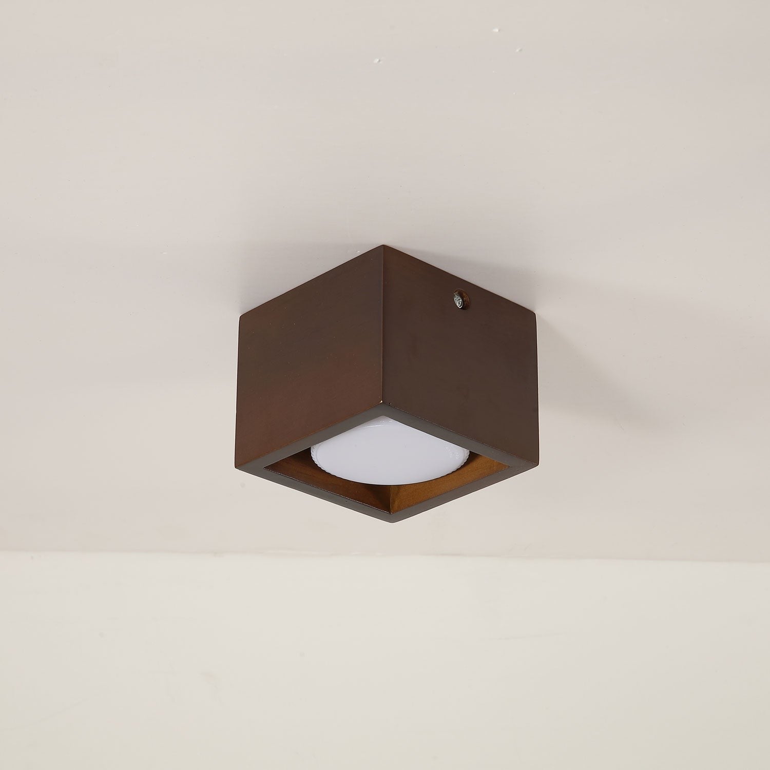 Cubora Minimal Wood Ceiling Light