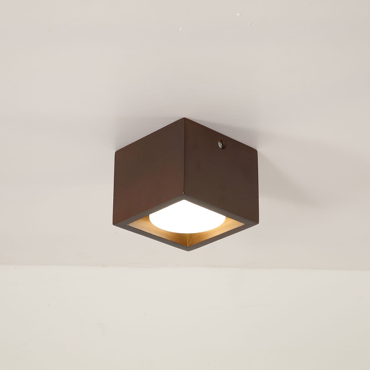 Cubora Minimal Wood Ceiling Light