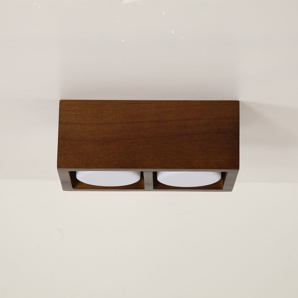 Cubora Minimal Wood Ceiling Light